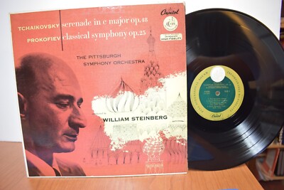 Steinberg Pittsburgh Tchaikovsky Serenade Prokofiev Classical LP Capitol Mono