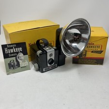 Vintage Antique Kodak Brownie Hawkeye Camera Flash Model Made in USA