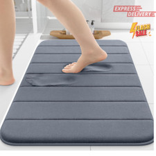 Memory Foam Bath Mat 30x20, Ultra Soft and Absorbent Bathroom Rugs, Non-Slip NEW
