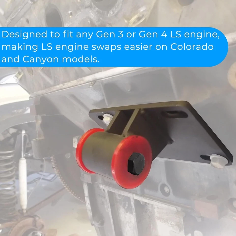 US For Chevrolet Colorado GMC Canyon 2004-2012 & 05-10 LS Swap Mounts Gen3 Gen4 - Image 4 of 4