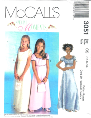 white a line midi dress with sleeves Bonnie Blue Designs Malina | Pattern main image 1