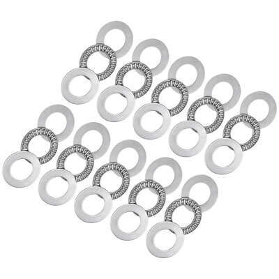 10Er-Pack AXK2035 Axial-Nadellager Mit Unterlegscheiben 20 X 35 X 2 mm