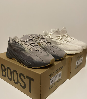 Adidas Yeezy Boost 700 V2 Tephra Size 12  Yeezy Boost 350 V2 Bone HQ6316 Size 12