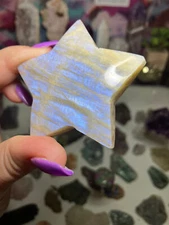 Blue Flash Sunstone Moonstone Star