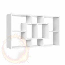 Artiss Floating Wall Shelf DIY Mount Storage Bookshelf Display Rack White