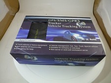 GPS SMS GPRS Tracker Vehicle Tracking System, open box.