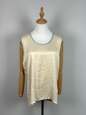 ESCADA COUTURE Women's Sleeveless Blouse Silk