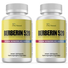2x BERBERIN HCL = 240 Kapseln á 500mg  - veg...