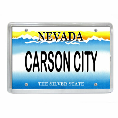 Nevada | Carson City | The Silver State - Souvenir  - Fotomagnet - 5mm Acryl