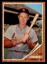 1962 Topps Baseball #575 Red Schoendienst NM *g1
