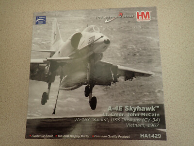 Hobbymaster HA1429 1:72 Douglas A-4E Skyhawk Lt Cmdr John McCain Factory Sealed