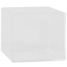 Cal-Mil Modular 4" x 4" x 4" Clear Acrylic Display Box 22311-4-12 WS-21122311412