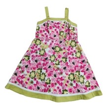 Cato Pink Green White Floral Sleeveless Fit Flare Sundress Size 20W