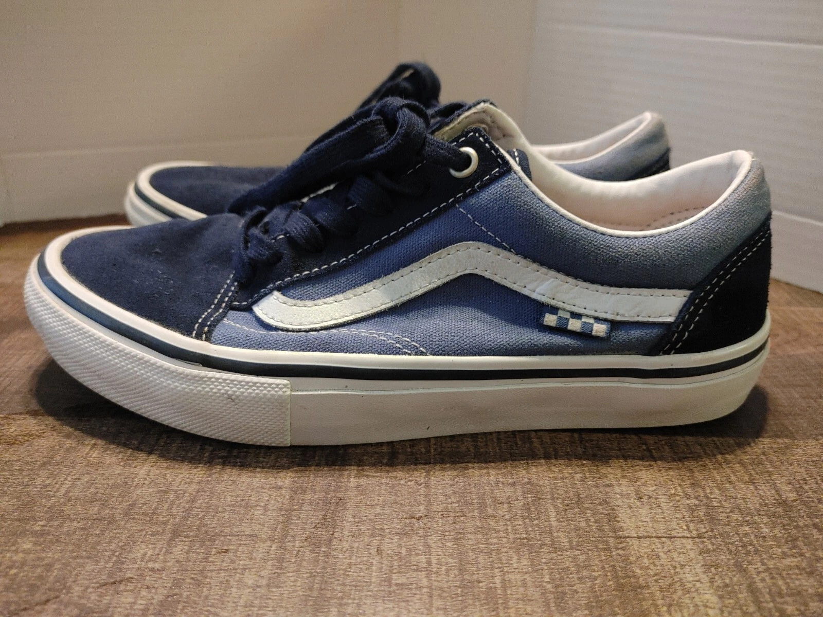 Taglia 6 da uomo VANS Oldol Skoolo biancoavy. navy Fuo dalo