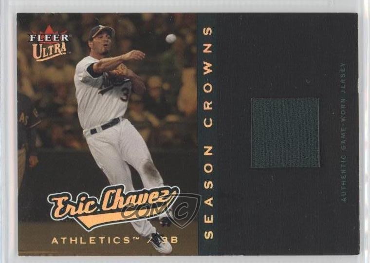 2005 Fleer Ultra Season Crowns Gold Medallion Memorabilia 29/99 Eric Chavez a5h