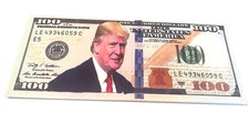 Novelty Presidential Hundred Dollar Gift wallet- Trump Novelty Gift Wallet