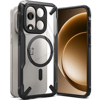 Handyhülle für OnePlus 15 Ringke Case Cover Schutzhülle Etui Schwarz-Transparent