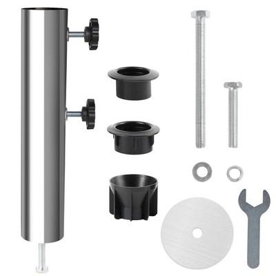 Umbrella Base Stand Replacement Tube, Stainless Steel Umbrella Base Pole, Hea