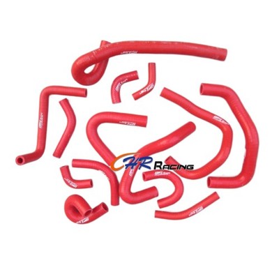 Für Nissan Skyline R33 R34 GTR RB26DET Rot Heater Kühlers Silikonschlauch Kit