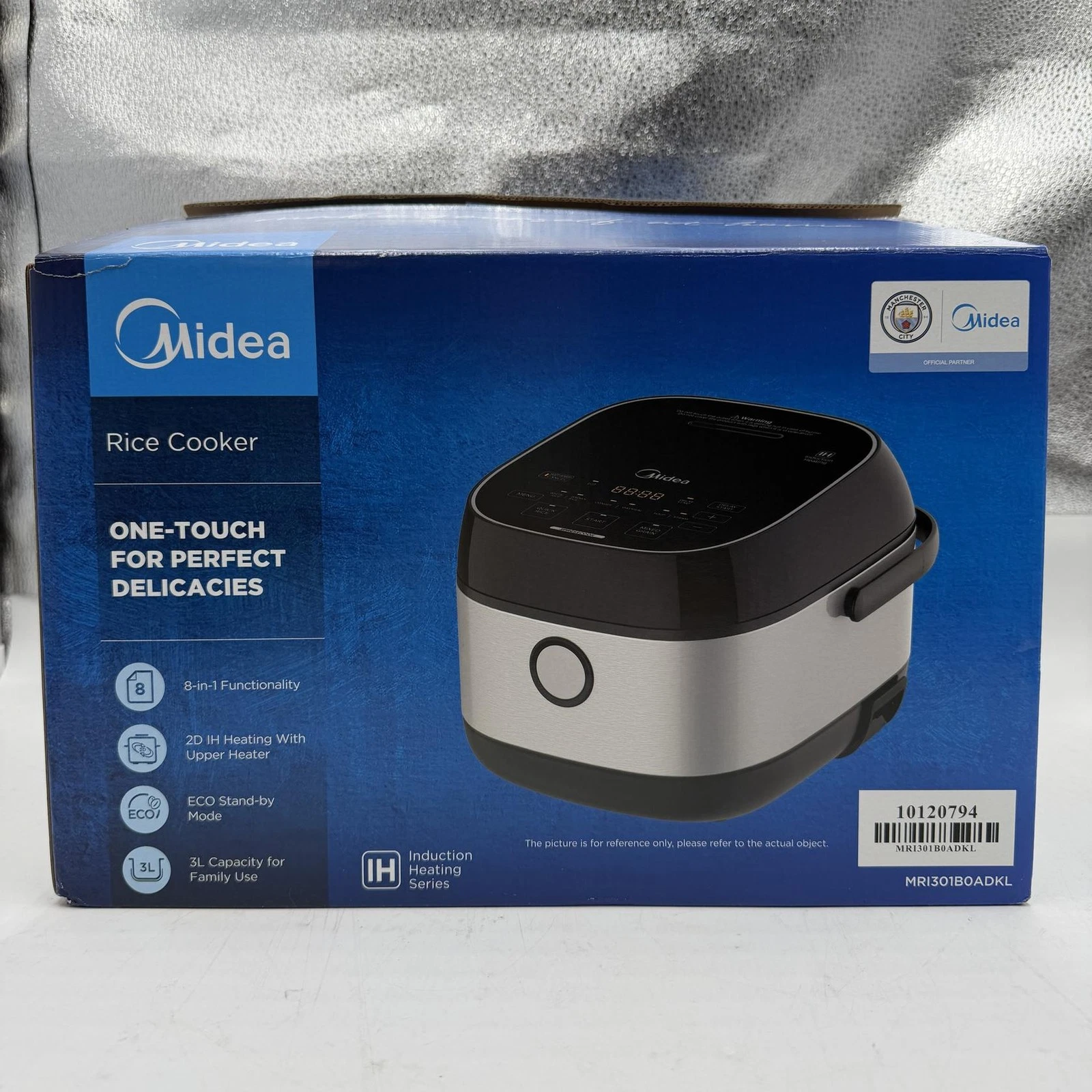 Midea 3L Rice Cooker, with Steamer Basket 6-Cup Uncooked Capacity
Opens in a new window or tab