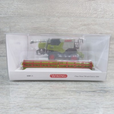 WIKING 0389 15 unbenutzt 1:87 Claas Trion 730 mit Convio 1080 OVP #BM15278