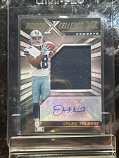 JALEN TOLBERT 2022 XR RPA ROOKIE XCELLENCE PATCH RC AUTO /99 Q3545