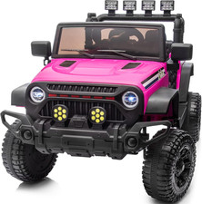 24V Kids Ride on Car, Kids Electric Vehicles Car Ride on Toy Truck for Toddlers