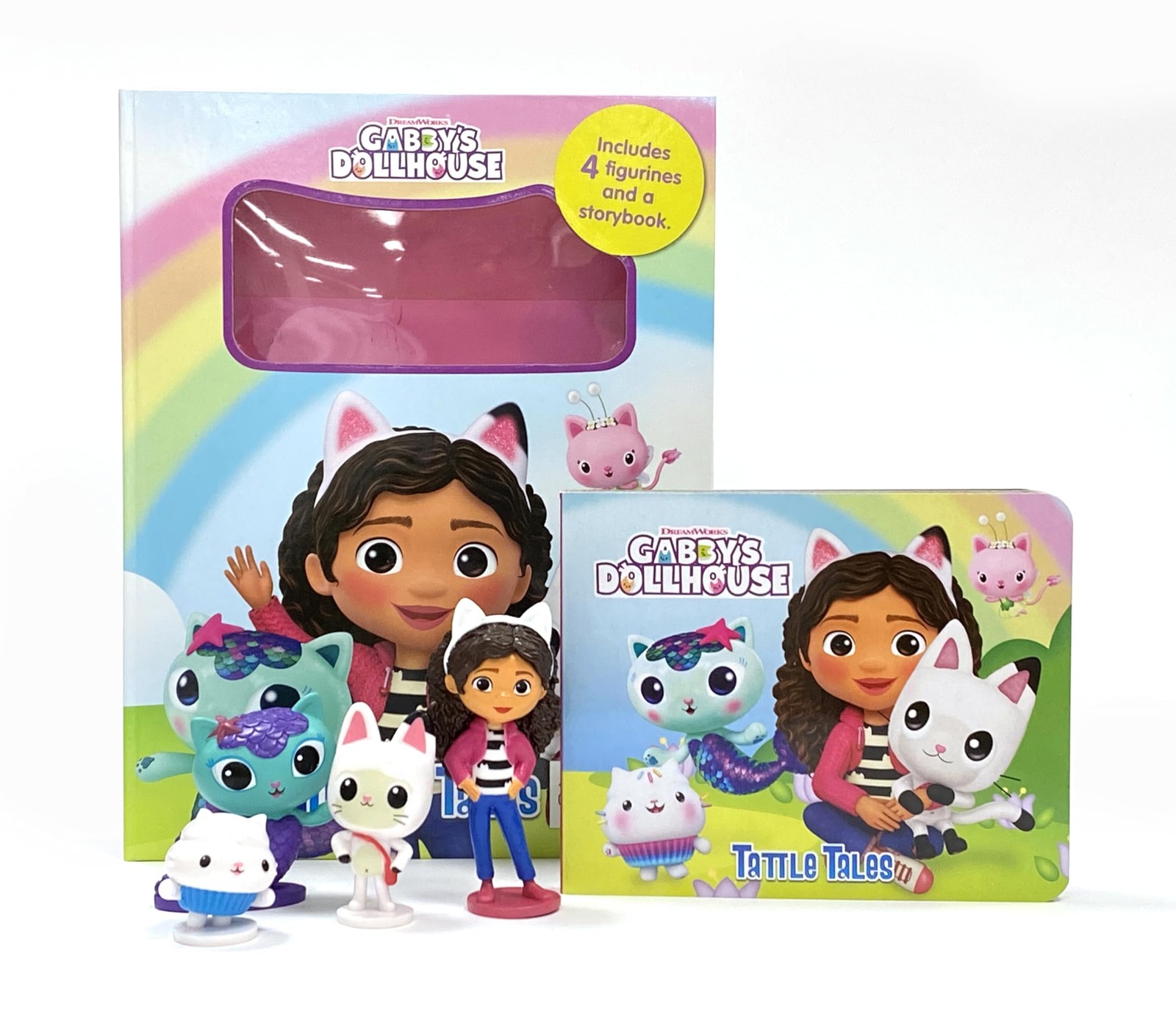 Gabby's Dollhouse Tattle Tales - Activity Books for kids, 12-page storybook, 4 figurines - Image 2