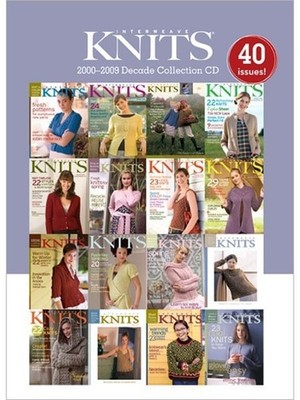 Interweave Knits Magazine 2000-2009 Decade Collection CD 40 Issues
