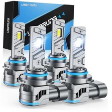 9005 HB3 9006 HB4 Bulbs Combo, 150000LM 1500 6500K Cool White High 9005 9006