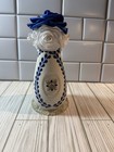 Forever Ribbon Flower Bouquet Blue & White Eternal Tequila Bottle — photo 1