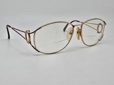 Christian Dior 2857 41 Gold Tortoise Oval Eyeglasses Frame Italy 56-16-130