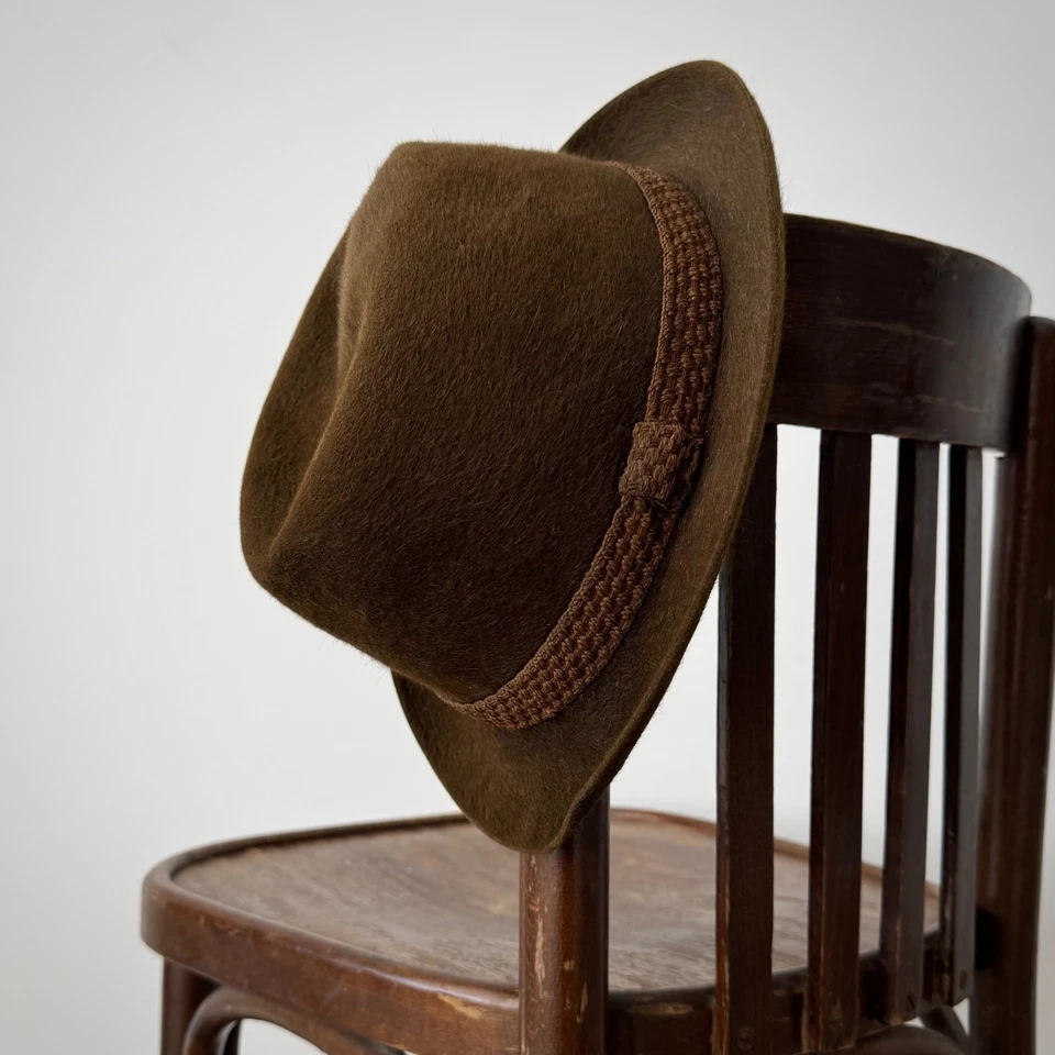 Vintage Stetson Premier Wool Hunting Fedora Hat - Image 2 of 4