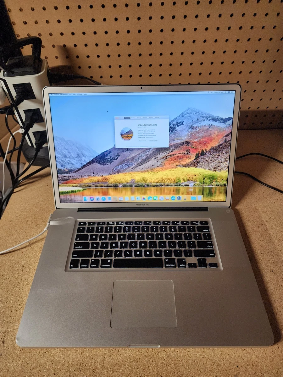 MacBook Pro macOS 10.13, High Sierra 2010 Apple Laptops for sale 