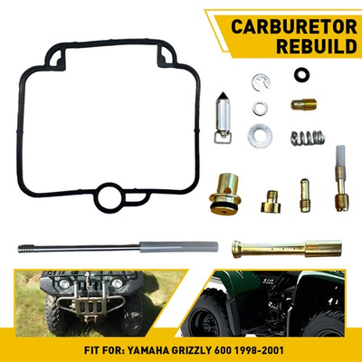 #ad Carburetor Carb Kit Repair Rebuild Accessories Fit Yamaha Grizzly 600 1998 2001 $12.99