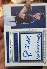 2019 Panini National Treasures - Social Signatures Kyle Wright #SS/99 (AU, RC)