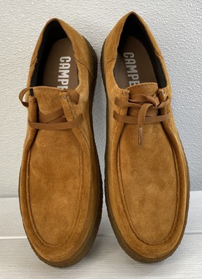 Camper Peu Terreno Shoe Men Size US9.5 EU43 Brown Suede Lace 