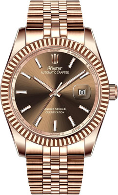 Luxury Men's Waterproof Automatic Watch - Date Display, Stainless Steel