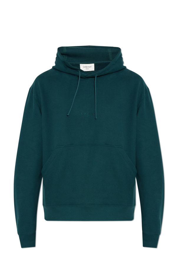 Saint Laurent Green Cotton Sweatshirt New & Authentic