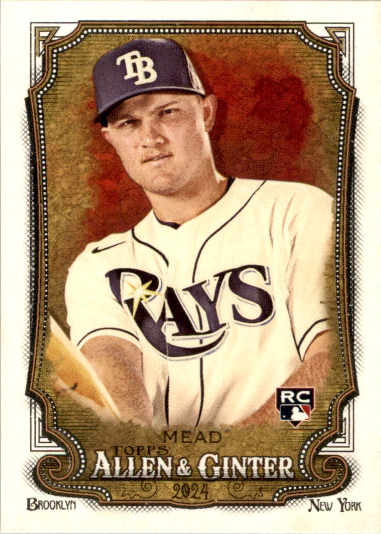 Curtis Mead 2024 Topps Allen & Ginter RC #14 Tampa Bay Rays