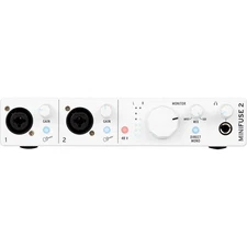 Arturia MiniFuse 2 Portable 2x Input USB-C MIDI Audio Interface, White