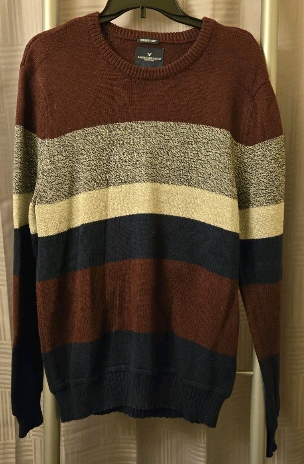 American Eagle Seriously Soft Men’s Multicolor St… - image 1