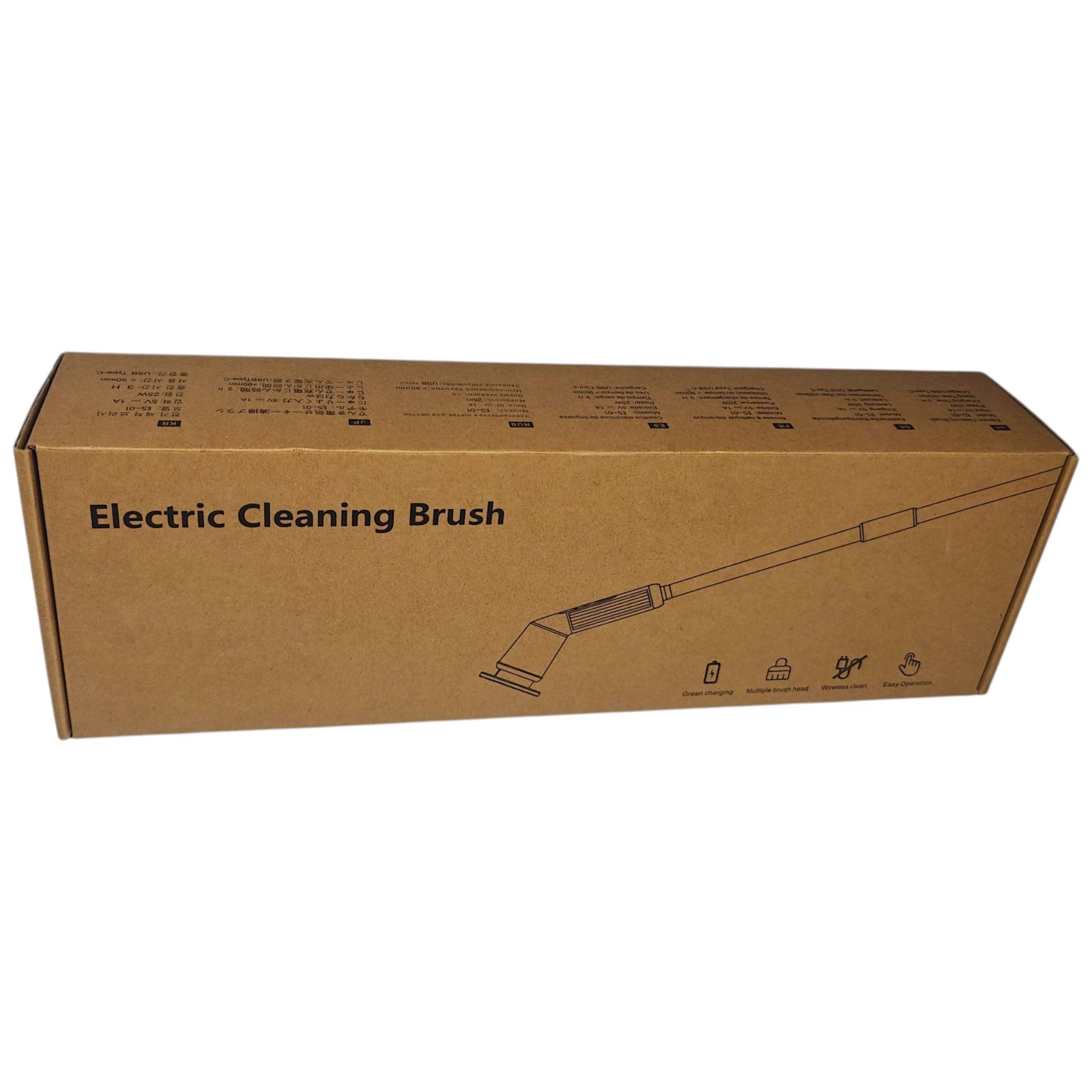 3 IN 1 Electric Spin Scrubber Cordless Power Cleaning Brush Rechargeable Cleaner