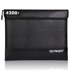 Fireproof Bag for Cash & Documents - A4 11x13.3" Waterproof Fireproof Documen...