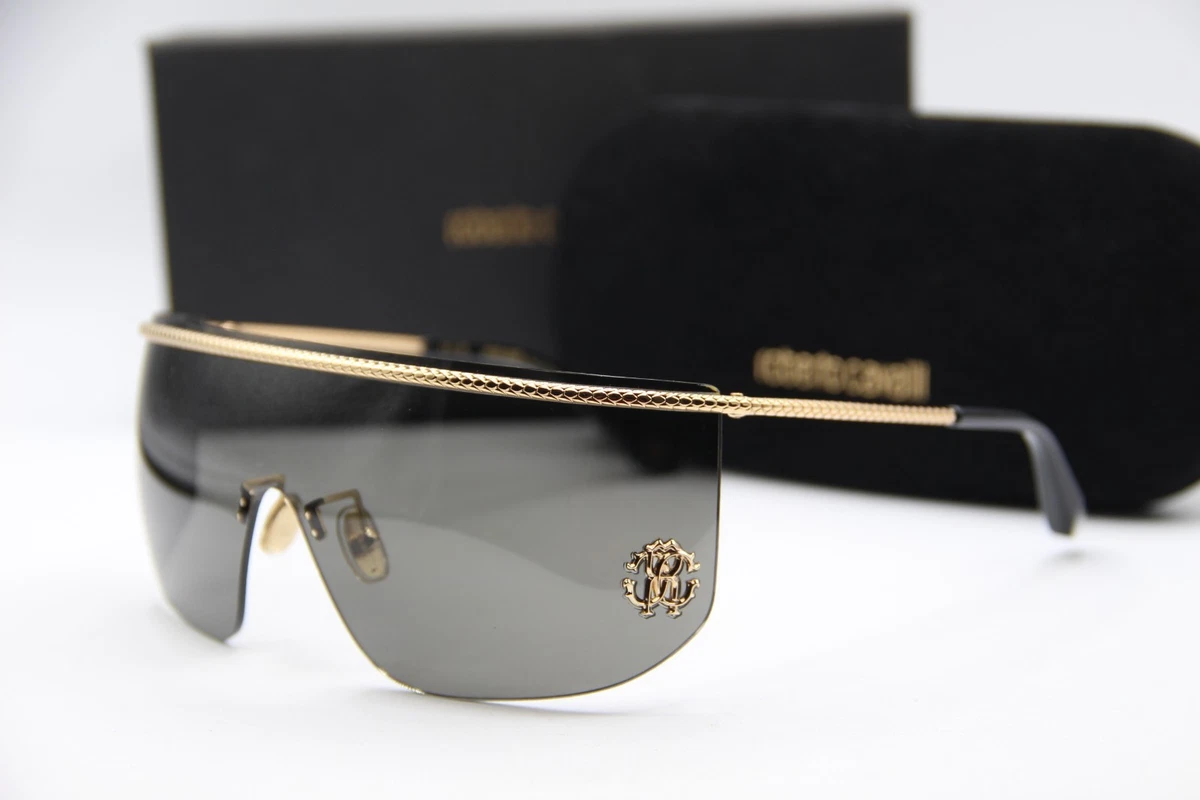 Roberto Cavalli Acqua 781S 01B Sunglasses Polished Black SKINNY FIT 56-20-135 Roberto Cavalli Black Sunglasses for Women for sale | eBay main image 2