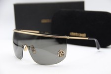 NEW ROBERTO CAVALLI SRC 012 COL. 0300 GOLD BLACK AUTHENTIC SUNGLASSES 125 MM