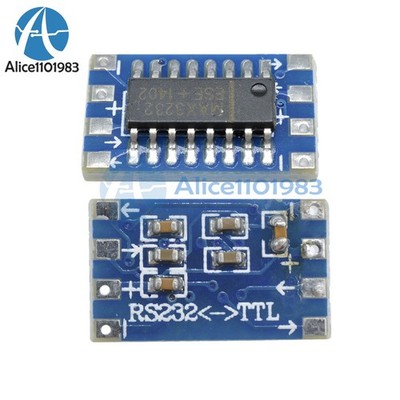 20PCS Serial Port Mini RS232 to TTL Converter Adaptor Module Board MAX3232 #yr