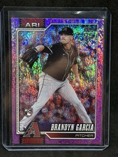 2026 Topps Series 1 - Brandyn Garcia - #163 Pink Sand Glitter RC Diamondbacks