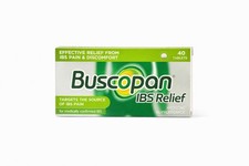 Buscopan IBS Relief - 40 Tablets - Helps Relieve Stomach Cramps / Discomfort -