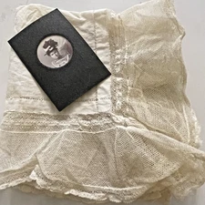 VICTORIAN HANDKERCHIEF TULLE & LACE + TINY PORTRAIT FANCY HAT